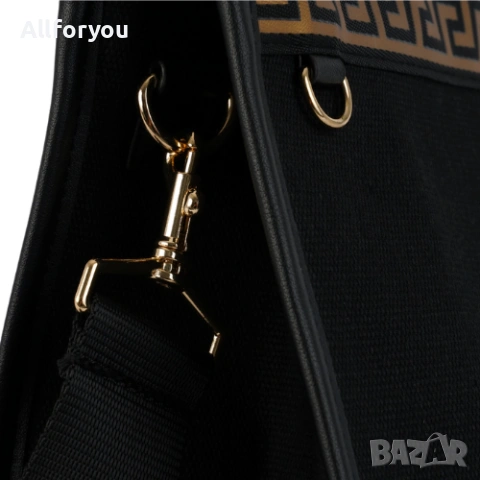 Черна чанта Versace , снимка 5 - Чанти - 53850434