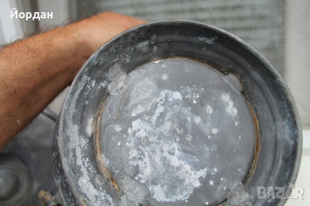 Стар френски калаен съд , снимка 6 - Антикварни и старинни предмети - 41487682