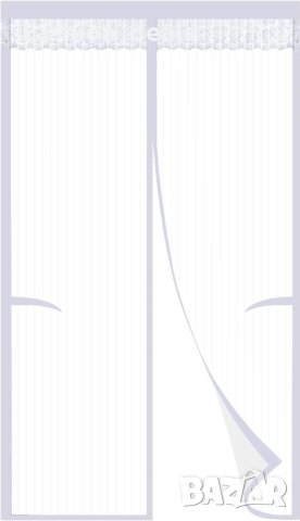 Нова Магнитна мрежа против комари Лесно инсталиране Комарник за врата