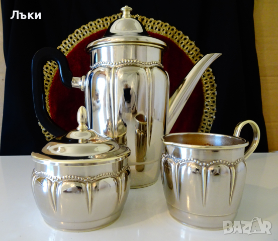 Посребрена каничка,латиера,релеф. , снимка 9 - Антикварни и старинни предмети - 36400966