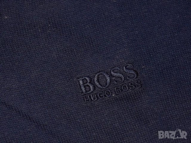 Нов и намален! Hugo Boss Green Мъжки Памучен Пуловер Размер XL, снимка 5 - Пуловери - 39003915