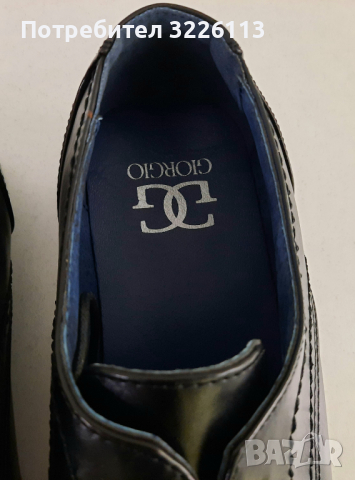Мъжки обувки Giorgio Boume Lace, размер - 46 /UK 12/. , снимка 11 - Официални обувки - 36238317