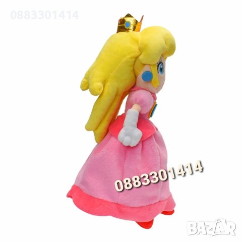 Принцеса Пийч Peach Супер Марио Плюшена , снимка 3 - Плюшени играчки - 44368907