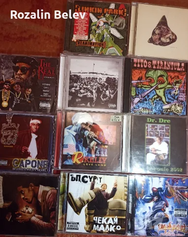Хип хоп, рок, Ню метъл, бг рап дискове CD