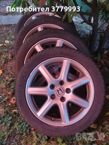 Лети джанти със зимни гуми за Хонда Сивик 8 генерация.
, снимка 1