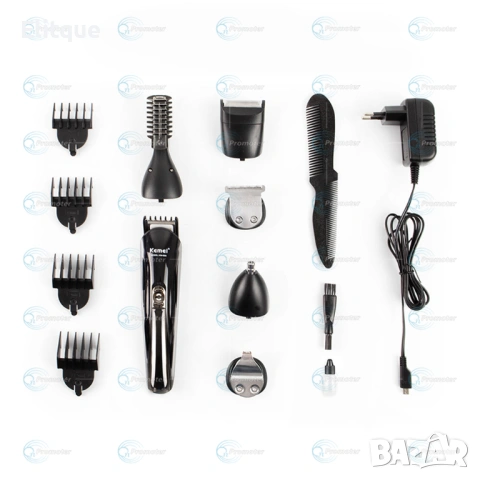 Машинка за подстригване тример с приставки KEMEI - 11в1, снимка 5 - Други - 53127850