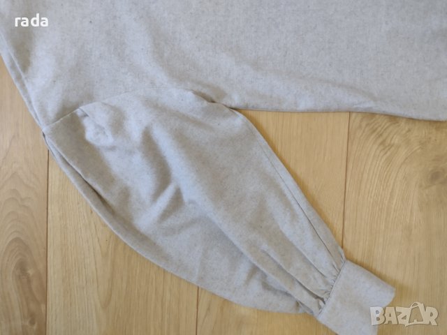 Елегантна бежова риза, снимка 2 - Ризи - 41495638