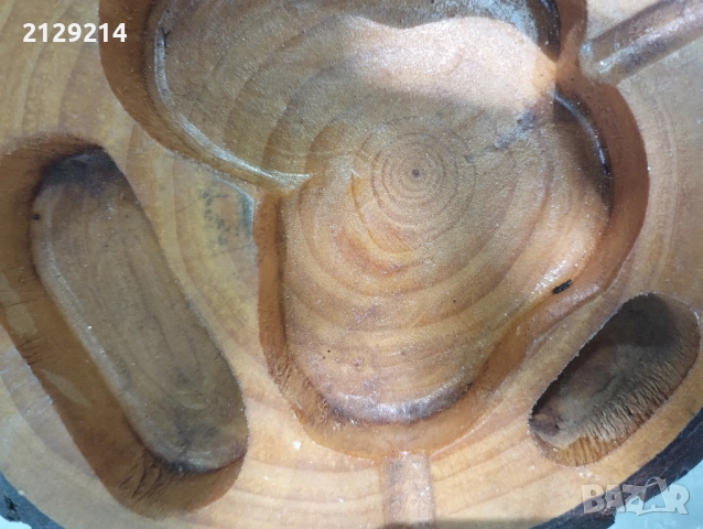 Дървен пепелник , снимка 4 - Други - 51472284