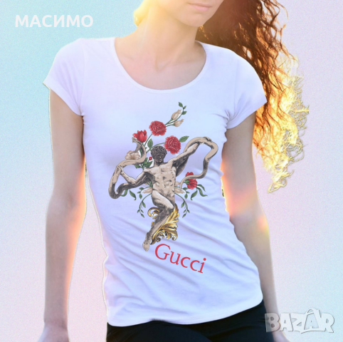 тениски | Balenciaga | Philipp plein | Gucci | Moschino | Guess, снимка 9 - Тениски - 44786000
