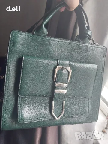 Christian Lacroix Original 100% Кожа Дизайнерска чанта, снимка 3 - Чанти - 47728455