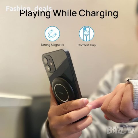 Ново магнитно безжично зарядно за телефон часовник iPhone Apple Watch, снимка 7 - Аксесоари за Apple - 39977501