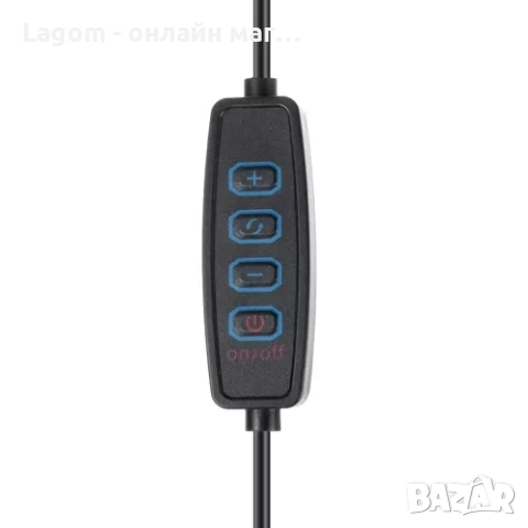 Настолна лампа за бюро 2в1 Izoxis с 3 вида светлина, 10 нива на интензитет, защипка или стойка, снимка 7 - Настолни лампи - 52550231