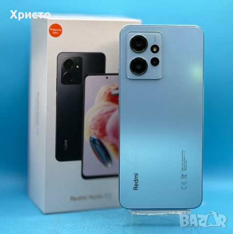 ГАРАНЦИОНЕН!!! Xiaomi Redmi Note 12, 128GB, 4GB RAM, 4G, Ice Blue, снимка 5 - Xiaomi - 44529335