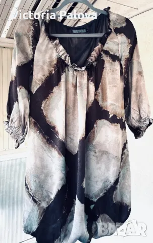 Скъпа блуза IMPERIAL 100% коприна Италия, снимка 2 - Блузи с дълъг ръкав и пуловери - 47600293