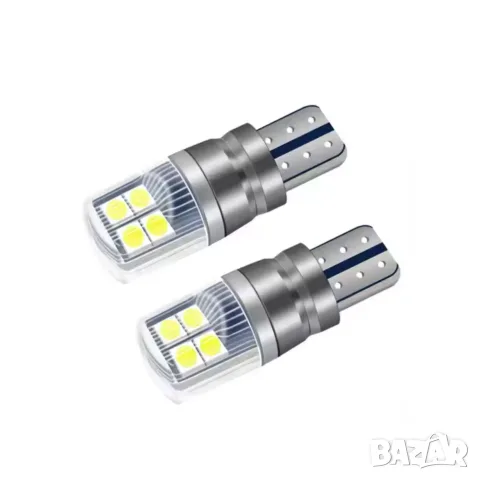 LED крушки T10 8 SMD 12V 2 броя