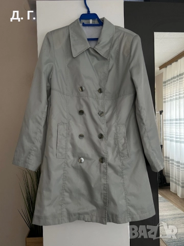 Син шлифер, снимка 2 - Палта, манта - 52481577