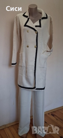 Дамски комплекти финно плетиво в два цвята , снимка 3 - Комплекти - 52170506