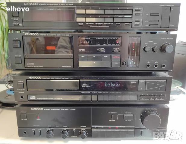 Стерео усилвател, дек, тунер, CD Kenwood