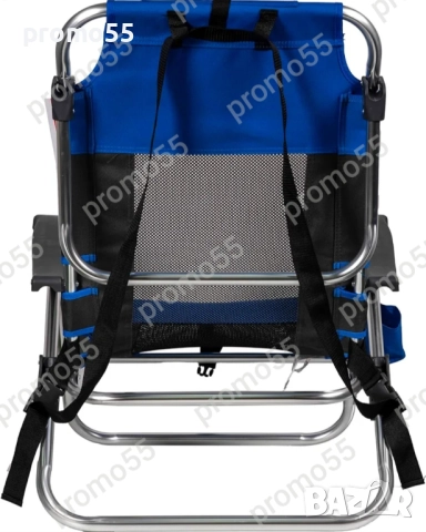 Сгъваем Ултралек Стол с 5 Позиции Тип Раница за Плаж, Къмпинг, Риболов, снимка 9 - Къмпинг мебели - 51652035