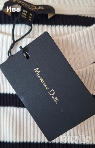 Топ Massimo Dutti нов с етикет, снимка 3 - Тениски - 53696382