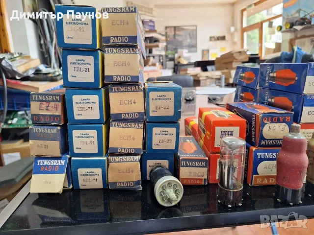 Радио лампи чисто нови 55бр, снимка 3 - Аудиосистеми - 55852745