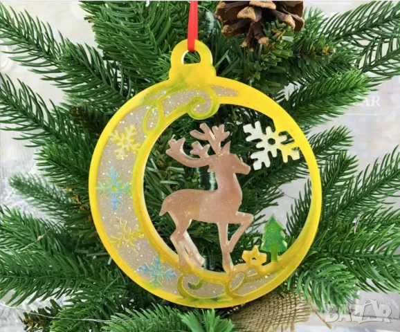 Молд коледна играчка елен 14 см
