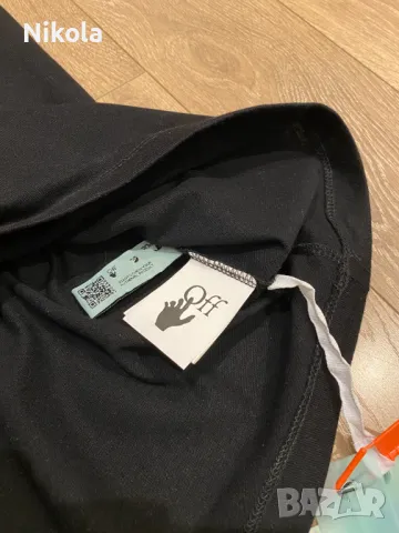 OFF-WHITE C/O VIRGIL ABLOH THUNDER тениска, размери: S, L и XL , снимка 9 - Тениски - 48355854