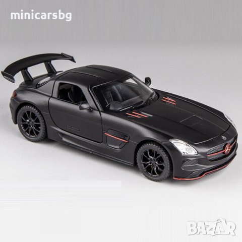 Метални колички: Mercedes-Benz SLS AMG (Мерцедес-Бенз), снимка 6 - Колекции - 41585785