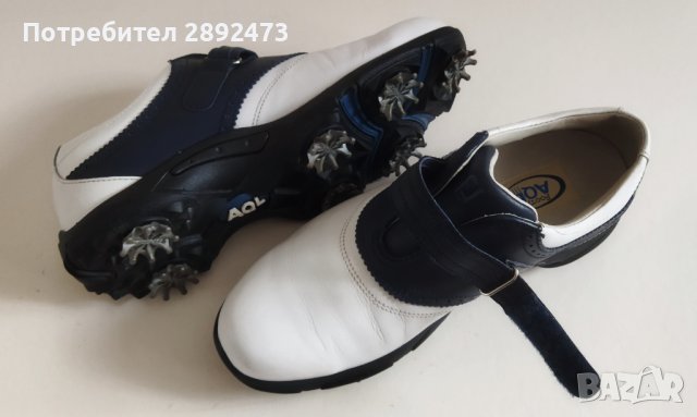 Женски обувки за голф FootJoy AQL, Обувки за спорт, Цвят бяло/черно, снимка 7 - Голф - 40388690