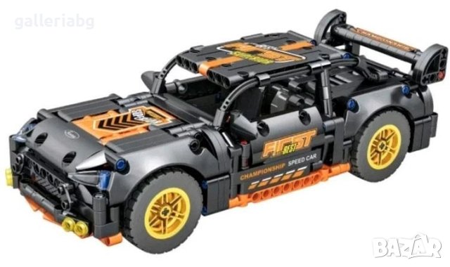 Голям конструктор на спортна кола Форд (Ford Mustang), снимка 2 - Конструктори - 41598359