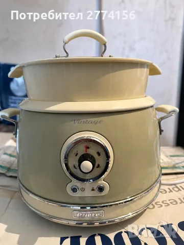 Ariete Vintage 2904 – уред за бавно готвене и оризоварка 