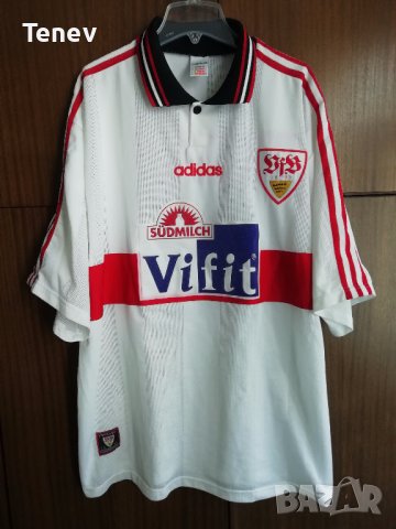 VfB Stuttgart 1996/1997 Adidas оригинална тениска фланелка Щутгарт XXL 2XL, снимка 1 - Тениски - 41982869