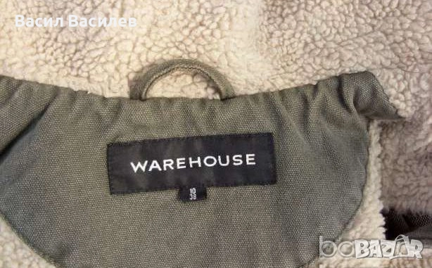 Warehouse зимен зелен дамски елек, снимка 7 - Жилетки - 51933206