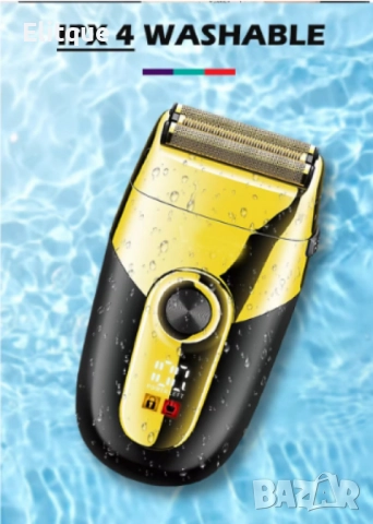 Професионална електрическа самобръсначка, VGR V-383, водоустойчива, LCD дисплей, стойка за зареждане, снимка 2 - Тримери - 52832246