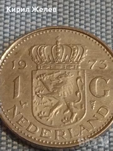 Три монети 10 сантима 1921г. Франция / 1 гулдена 1973г. / 5 цента 1963г. Недерландия 31817, снимка 4 - Нумизматика и бонистика - 44524697