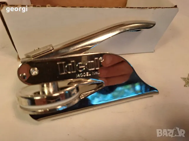 метален релефен сух печат 25/4