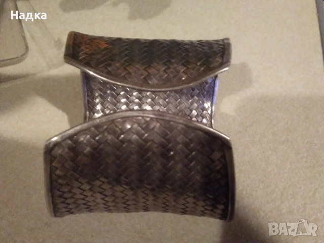 Дамска сребърна гривна, снимка 5 - Гривни - 52203677