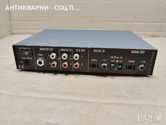 Немски DI-PORT MINDPRINT 24' Битов Стерео Аналогов Цифров Конвертор Предусилвател. / НОМЕР 1635., снимка 4 - Антикварни и старинни предмети - 53687926