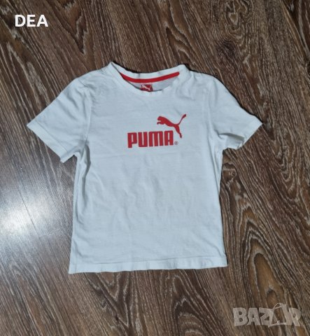 Бяла тениска Puma 128/134см-6лв НАМАЛЕНИЕ