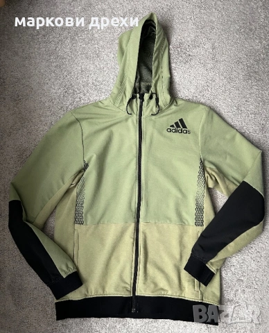 ADIDAS PERFORMANCE WORKOUT HOODI L, снимка 4 - Суичъри - 53493946