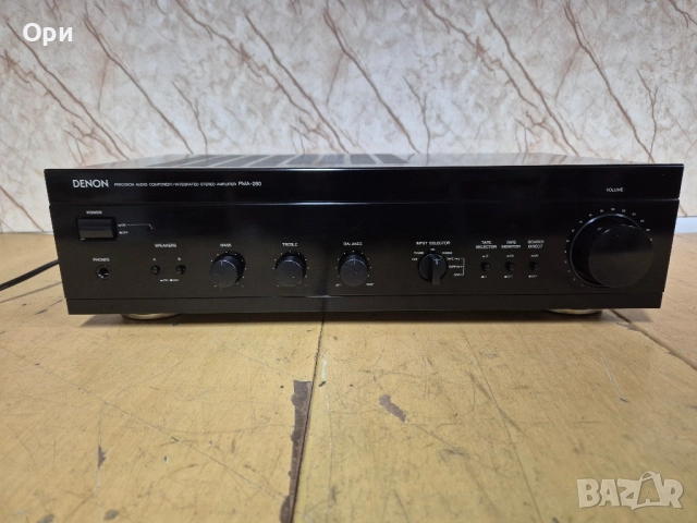 Усилвател DENON PMA-280, снимка 4 - Ресийвъри, усилватели, смесителни пултове - 52111034
