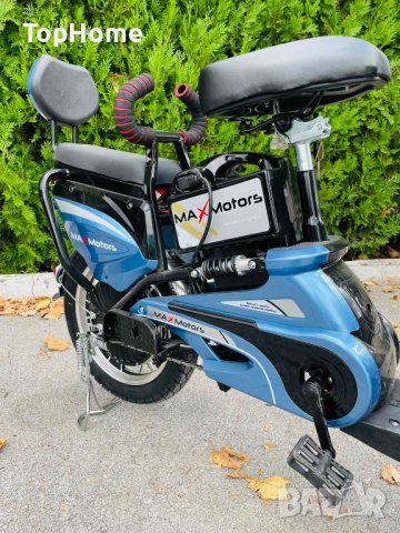  Електрически Скутер-Велосипед EBZ16 500W - Sky Blue , снимка 7 - Мотоциклети и мототехника - 41941481