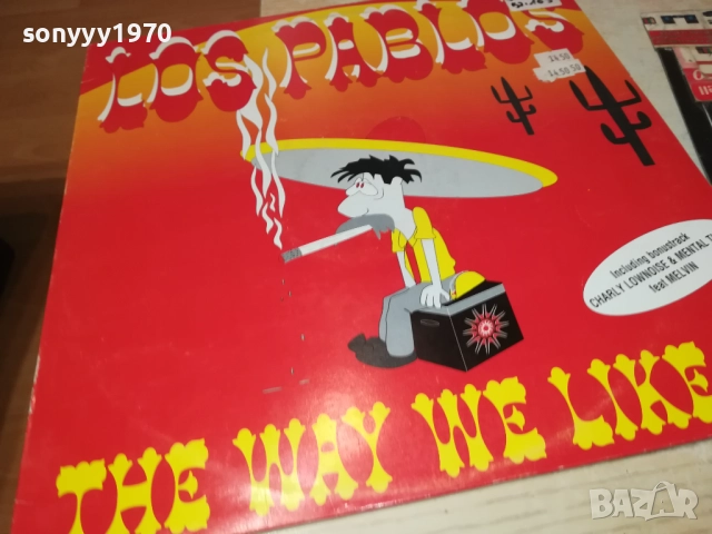 LOS PABLOS-РОЗОВ ВИНИЛ-ПЛОЧА ОТ АНГЛИЯ 2808251115, снимка 2 - Грамофонни плочи - 51520233