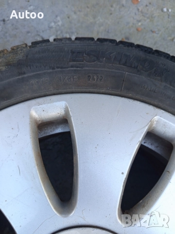 Джанти с гуми за Ауди 5х112 с зимни гуми , снимка 6 - Гуми и джанти - 52659302