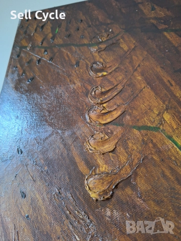 ✅КАРТИНА МАСЛО - БИТИЕ - 50/70 СМ.❗, снимка 6 - Картини - 51529586