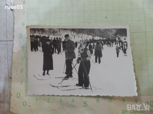 Снимка стара на ски при Люлин - 1
