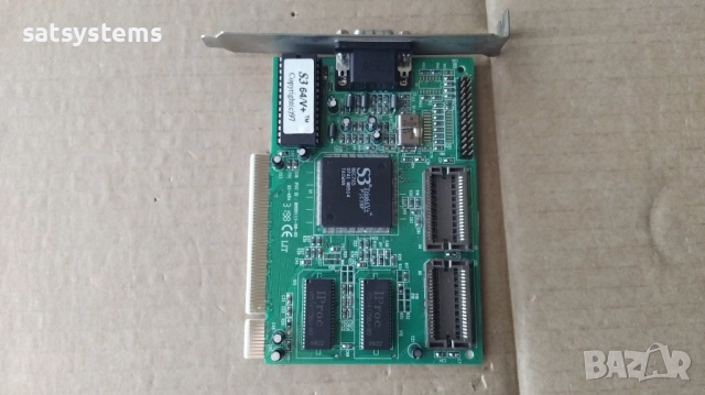 Видео карта S3 Trio 64V+ Trio S3-4SA 1MB PCI, снимка 6 - Видеокарти - 52532353