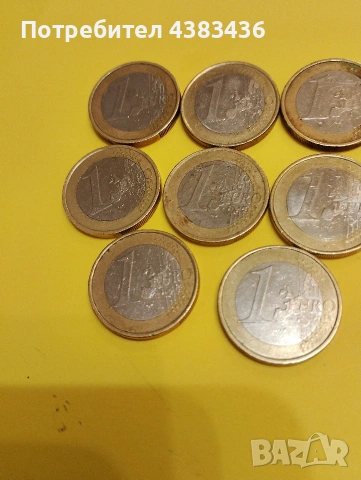 монети от 1 евро, снимка 2 - Нумизматика и бонистика - 53297679