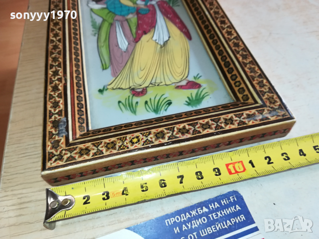 JAPAN-КАРТИНА С КРАСИВА РАМКА И СТЪКЛО ОТ ФРАНЦИЯ 1203240816, снимка 9 - Антикварни и старинни предмети - 44724983