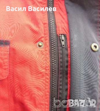 Equi Theme микрофибър зимно дамско яке червено с качулка размер M, снимка 6 - Якета - 51930978